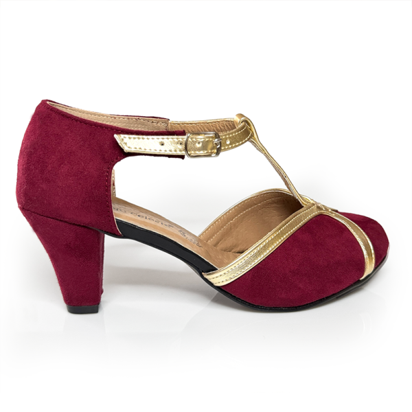 Nina rojo merlot-oro