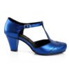 Céline Azul Metálico Tacón 6cm