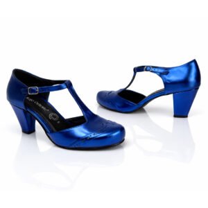 Alternative view of Céline Azul Metálico Tacón 6cm