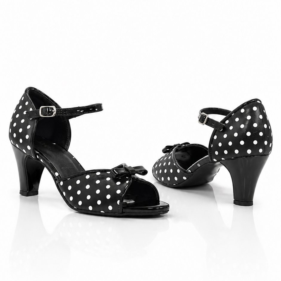 Hedy Polka Dot (lunares negro) - Imagen 2